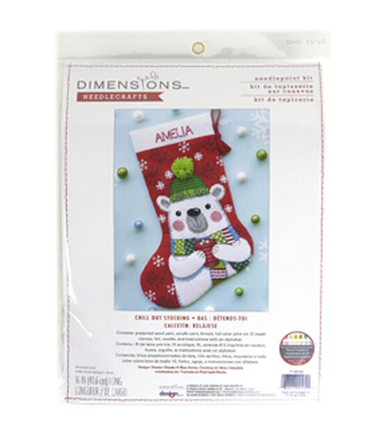 Dimensions 16" Chill Out Stocking Needlepoint Kit