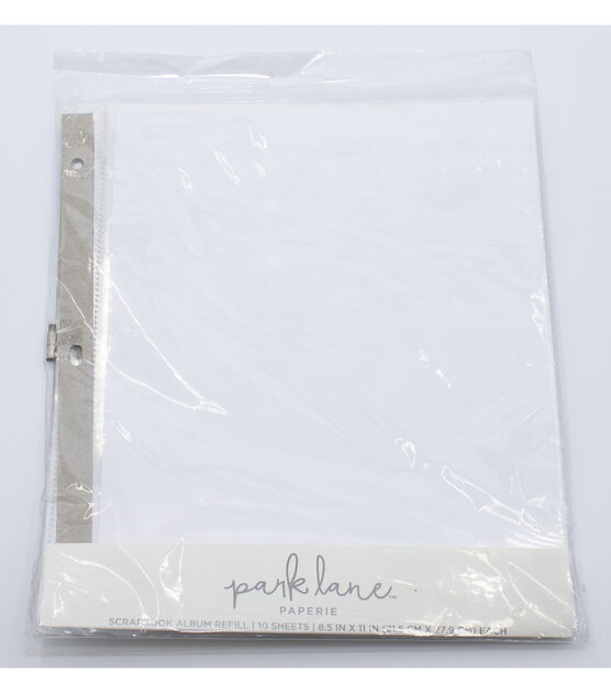 Park Lane 8.5 x 11 Words on Black Scrapbook Album - Scrapbook Albums - Paper Crafts & Scrapbooking
