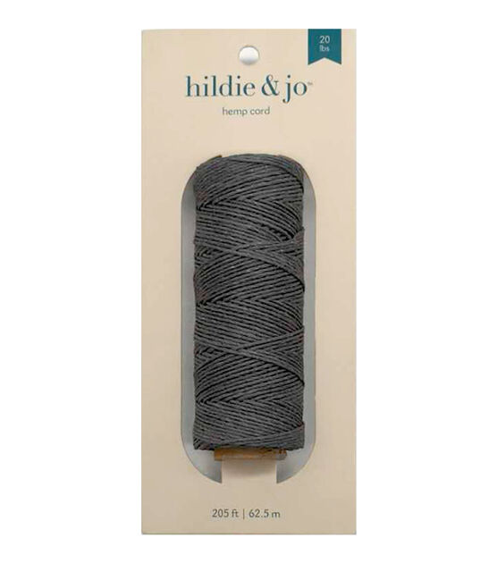 205' Gray Hemp Cord by hildie & jo