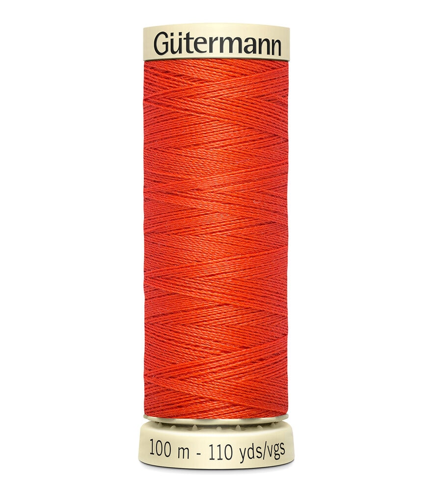 Gutermann Sew All Polyester Thread 110 Yards, 400 Poppy, swatch