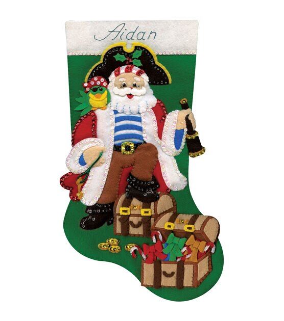 Tobin 18" Pirate Felt Stocking Kit