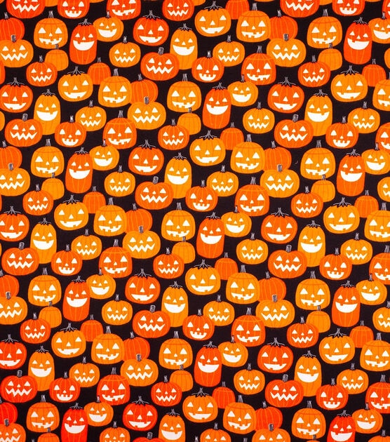 Pumpkin Super Snuggle Flannel Fabric, , hi-res, image 2
