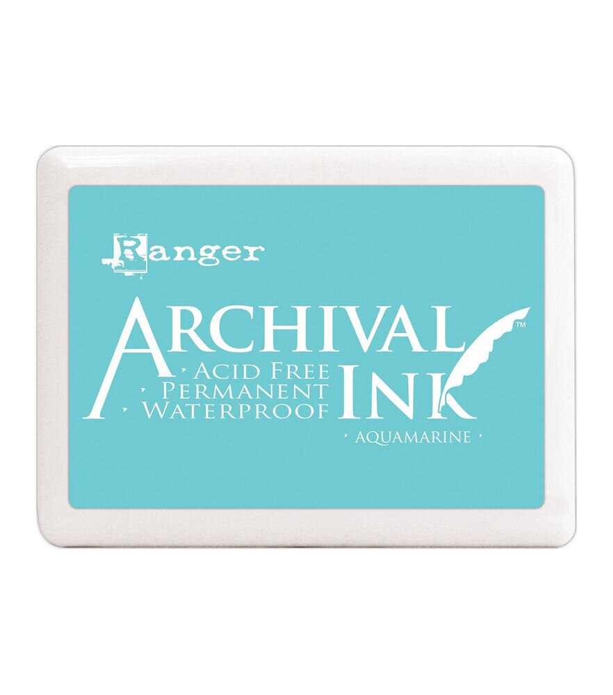 Ranger Archival Jumbo Ink Pad, Aquamarine, swatch