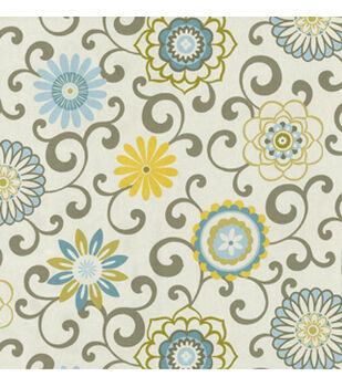 Waverly Fabric By The Yard Joann Waverly Upholstery Fabric 54 Pom Play Spa