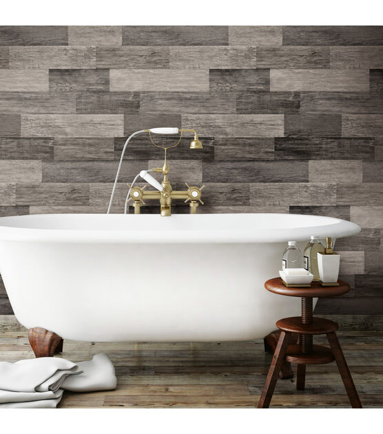 RoomMates Wallpaper Weathered Wood Plank, , hi-res, image 4