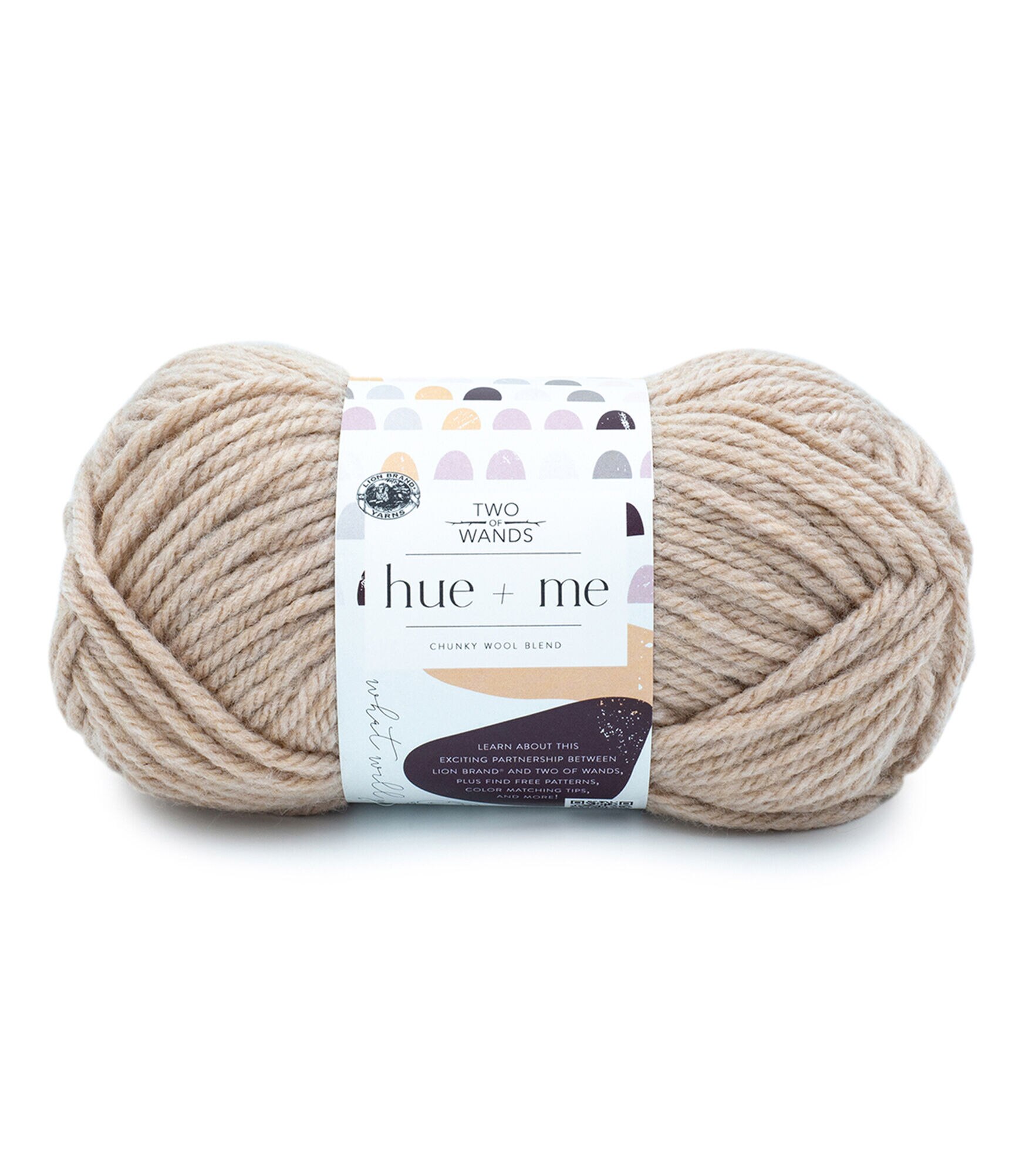 Lion Brand Hue + Me 137yds Bulky Acrylic Blend Yarn