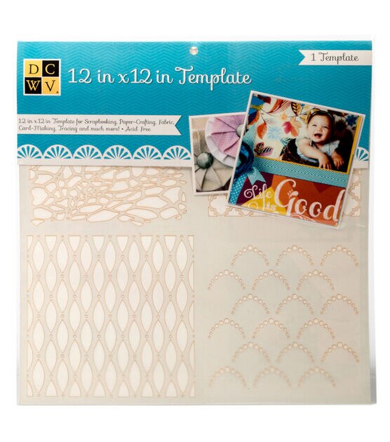 Diecuts With A View 12''x12'' Templates Patterns
