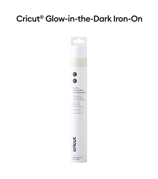 Cricut 12 x 24 Glow in the Dark Iron On Heat Transfer Vinyl Roll