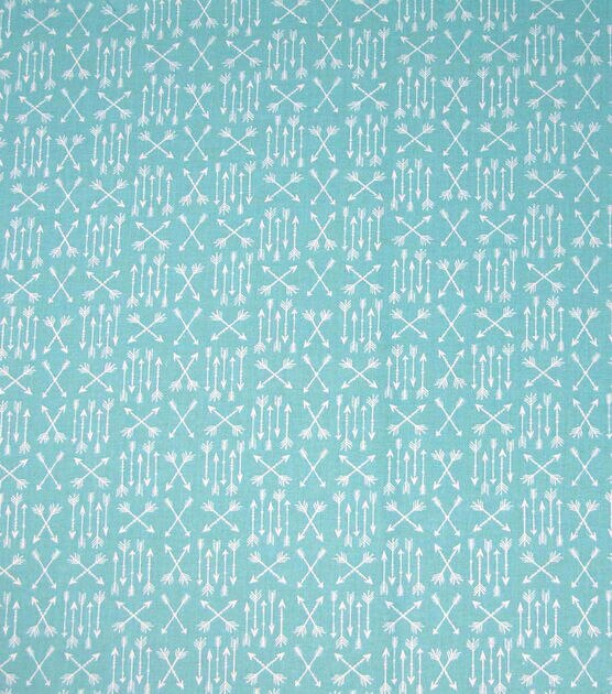 Arrow Patches on Blue Quilt Cotton Fabric by Quilter's Showcase, , hi-res, image 2