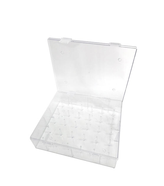 11.5" Plastic Thread Spool Organizer With 30 Compartments by Top Notch