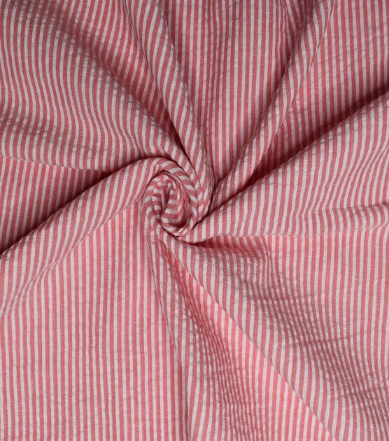 Stripe Seersucker Cotton Fabric