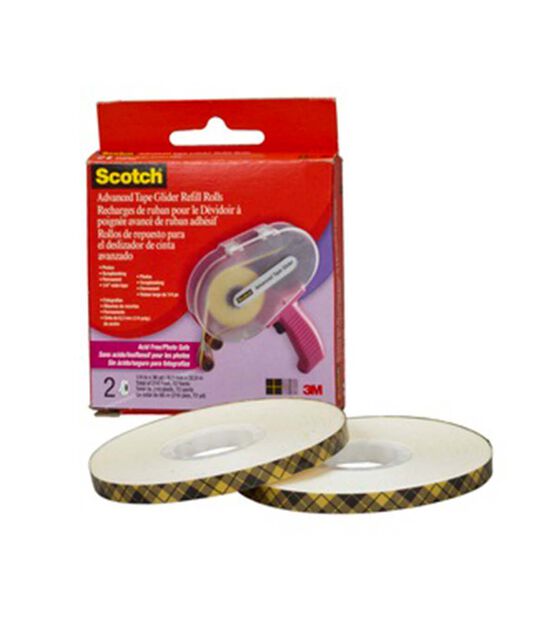 Scotch Tape Runner Refill.31 in x 16.3 yd (055-R-CFT), Pack of 3