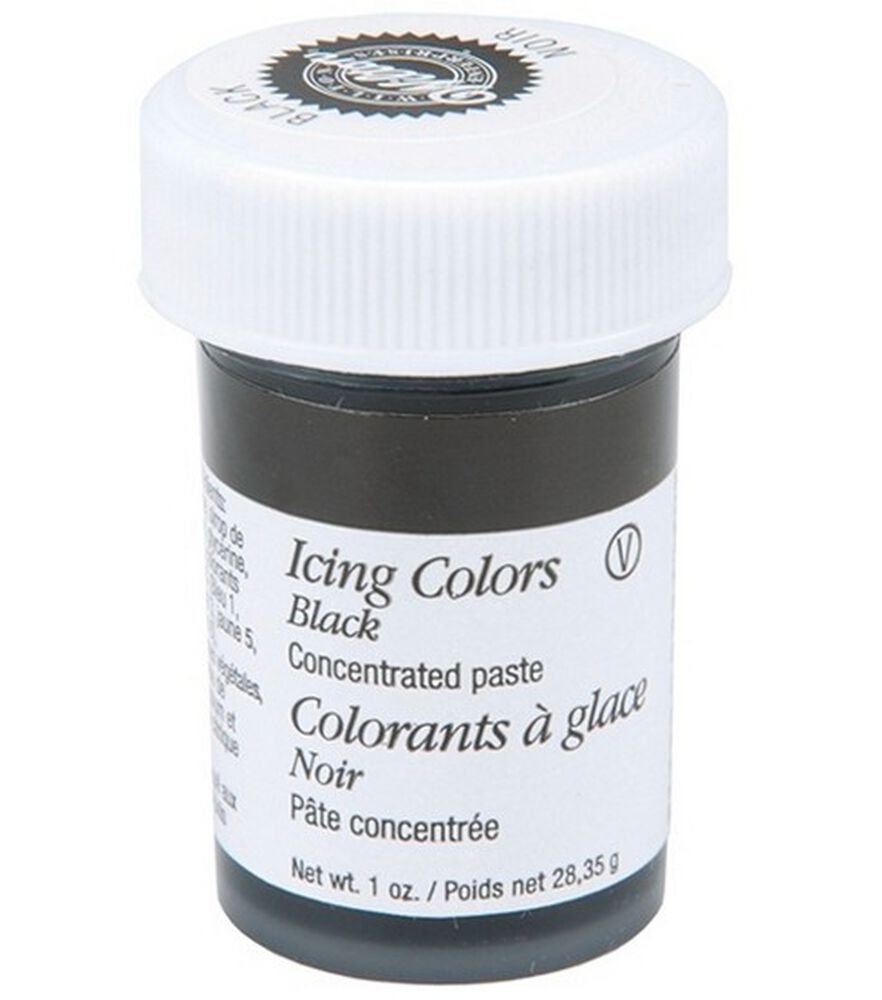 Wilton Icing Colors 1 Ounce, Black, swatch