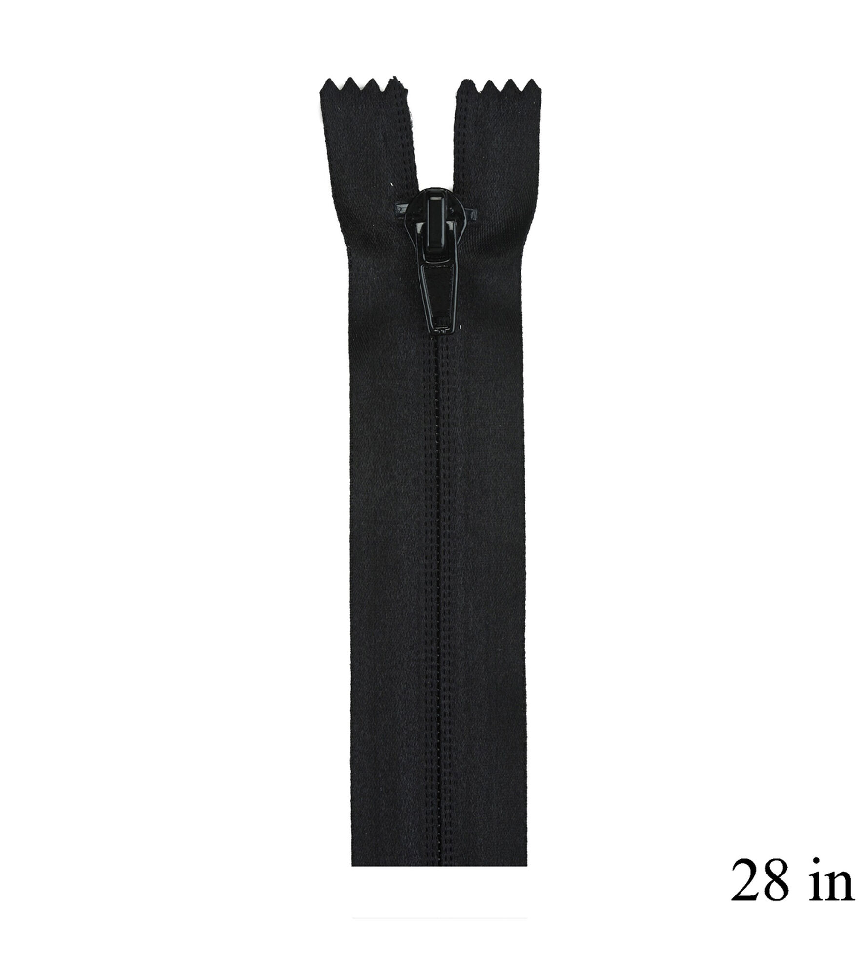 Coats & Clark Water Resistant Separating Black, 28in, hi-res
