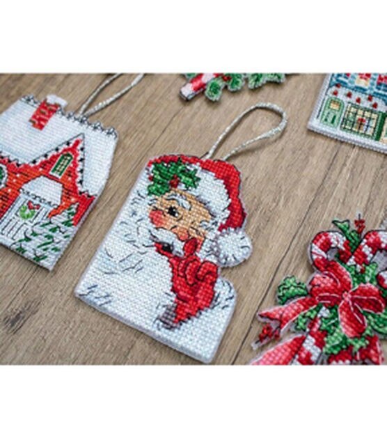 CURLY-Q'S by NMI Plastic Counted Cross Stitch ORNAMENT Kit #2653