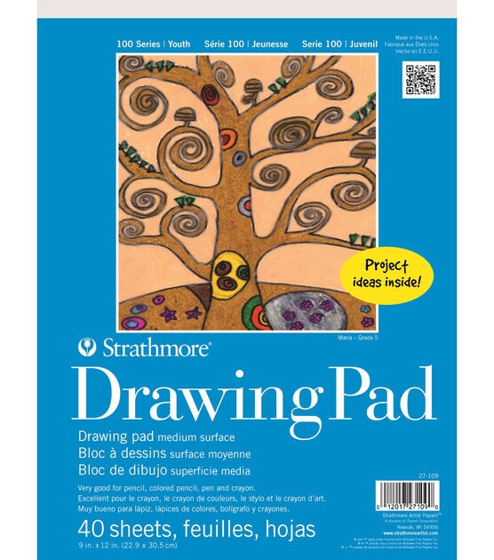 Strathmore 40 Sheet 9 x 12 Drawing Paper Pad