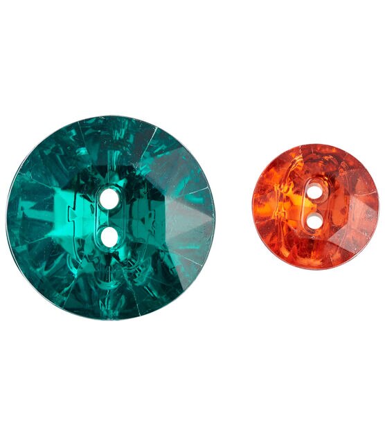 Favorite Findings 115ct Christmas Multicolor Metallic Gem Buttons, , hi-res, image 4