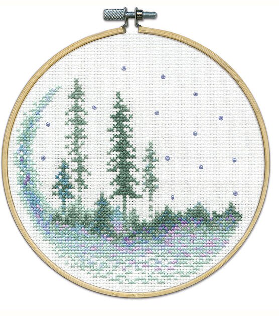 Design Works 6" Forest Round Counted Cross Stitch Kit