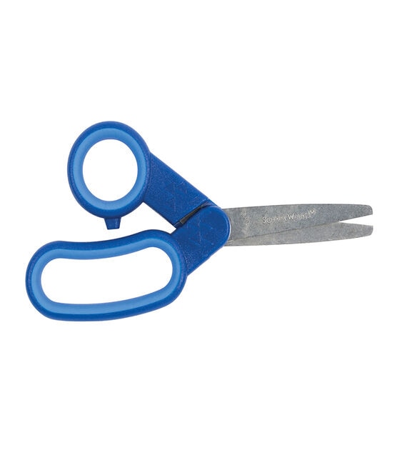 Fiskars 5" Blue & Red Blunt Tip Kids Scissors 2ct, , hi-res, image 4