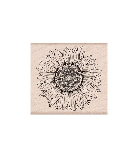 Hero Arts Wooden Stamp Floral Sunflower
