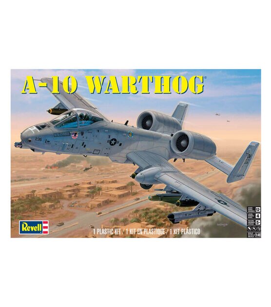 Revell A10 Warthog Airplane Plastic Model Building Kit