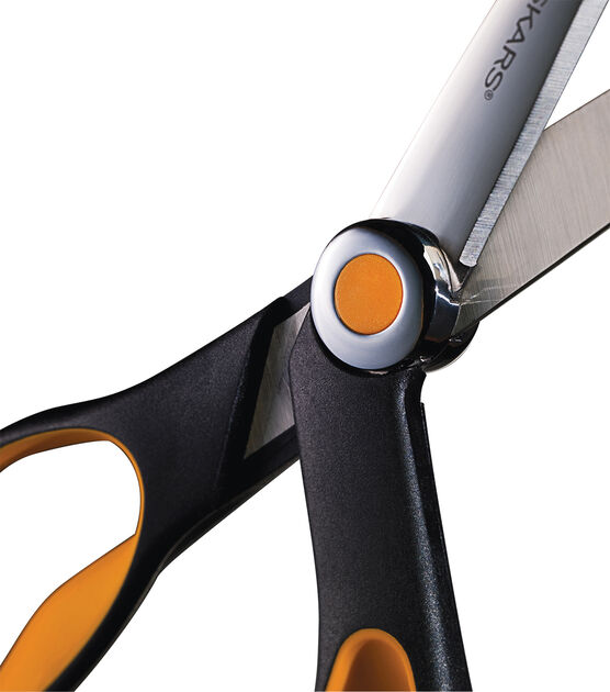 Fiskars Softgrip RazorEdge Bent Scissors 8" Right Handed, , hi-res, image 2