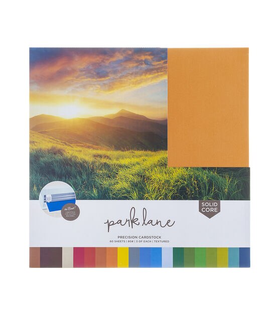 12" x 12" Earth Tone Precision Cardstock Paper Pack 60ct by Park Lane