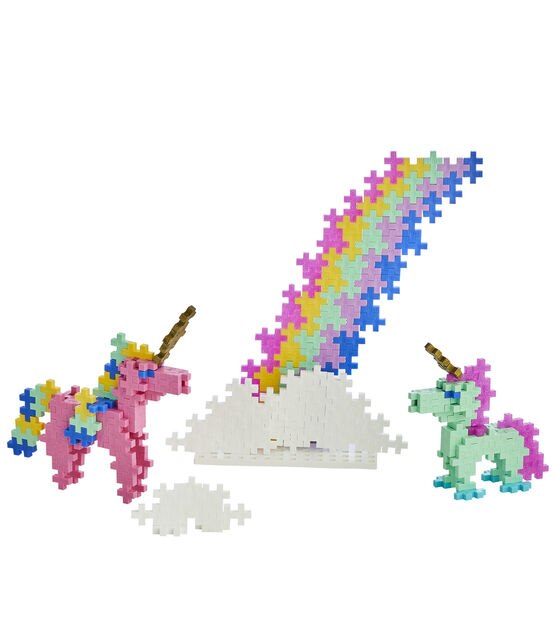 Plus-Plus 3D Puzzle Learn to Build Unicorns 240pc, , hi-res, image 2