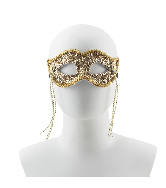 Halloween Gold Masquerade Mask
