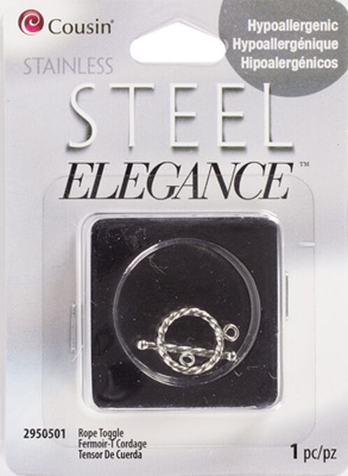 Cousin Stainless Steel Elegance Rope Toggle