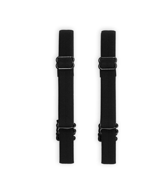 Dritz Detachable & Adjustable Fashion Straps, 1 Pair, Black