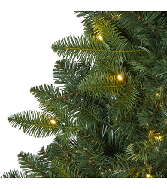 Nearly Natural 5' Pre Lit Grand Teton Spruce Flatback Christmas Tree, , hi-res, image 4