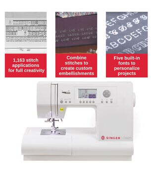 Singer M3500 Sewing Machine 32 Built In Stitches Automatic Threading -  Office Depot