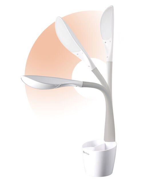 OttLite 13.5" White LED Organizer Lamp, , hi-res, image 3