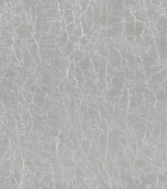 Signature Series Sheer Fabric Crushed Voile 53" White