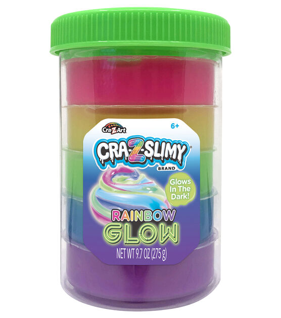 Cra-Z-Art 9.5oz Slimy Rainbow Glow