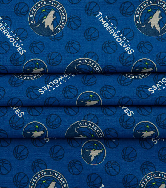 Minnesota Timberwolves Cotton Fabric Logo Toss, , hi-res, image 4