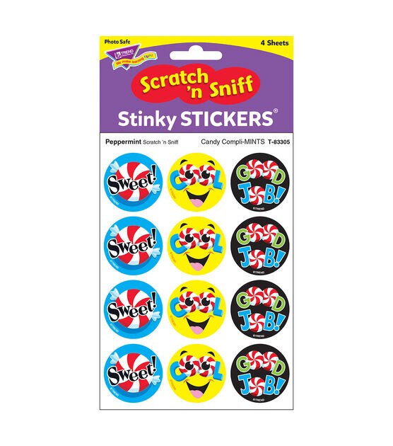 TREND 288pc Candy Complimints & Peppermint Stinky Stickers, , hi-res, image 4