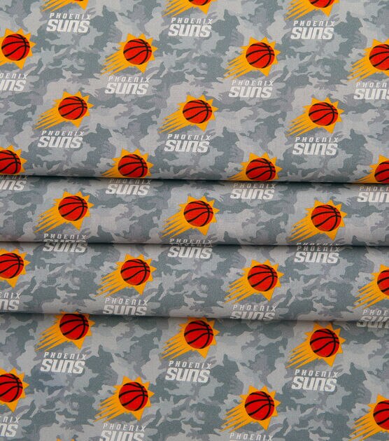 NBA Phoenix Suns Camo Cotton Fabric, , hi-res, image 3