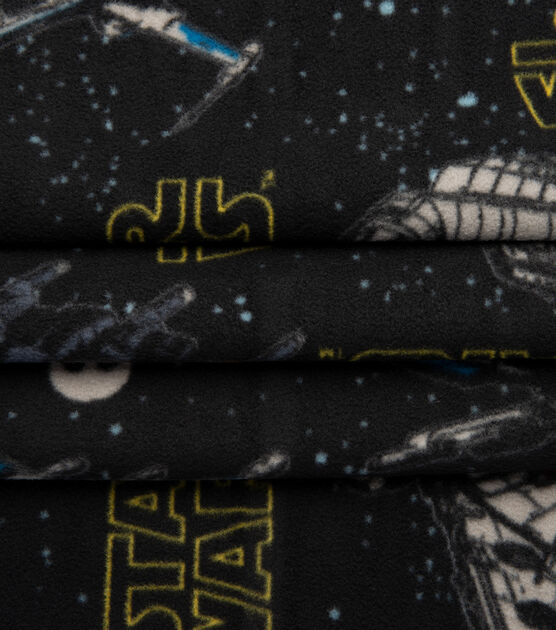 Star Wars Fleece Fabric 58" Ships Black, , hi-res, image 4
