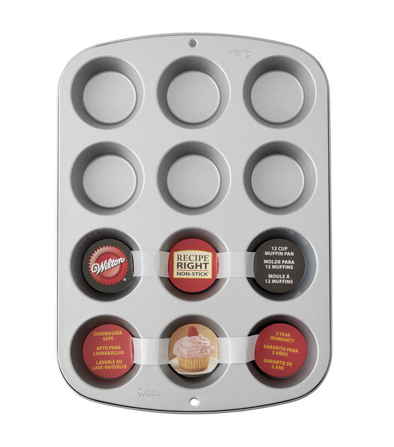 Wilton Recipe Right 12 Cup Reg Muffin Pan