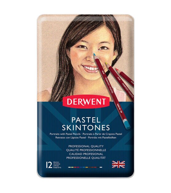 Derwent Pastel Pencil 12 Color Skin Tone
