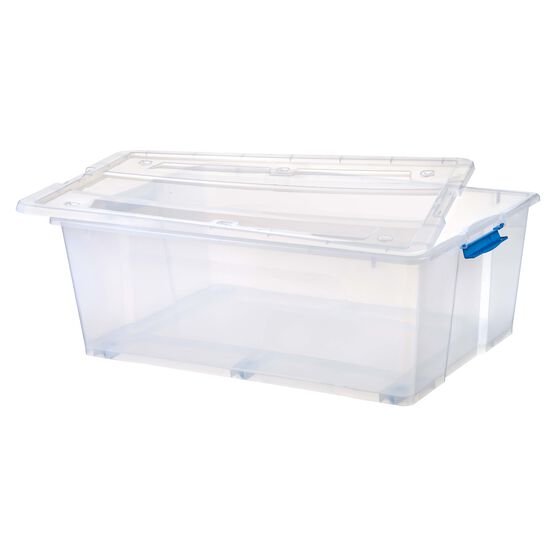 90 Liter Plastic Storage Box With Snap Lid by Top Notch, , hi-res, image 2