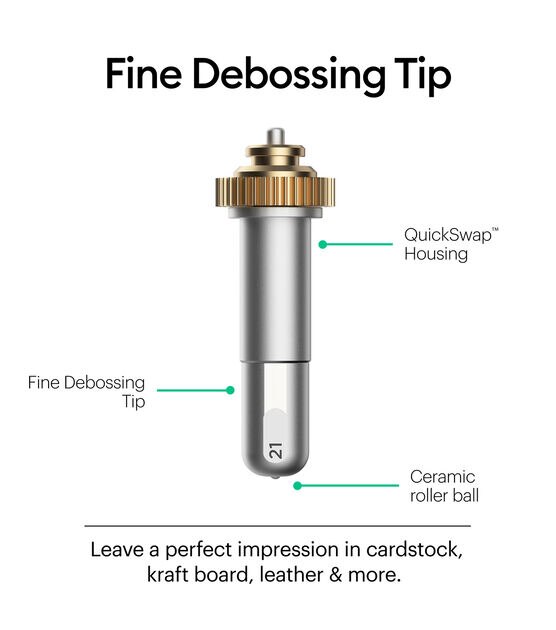 Cricut Quick Swap Housing & Fine Debossing Tip, , hi-res, image 3