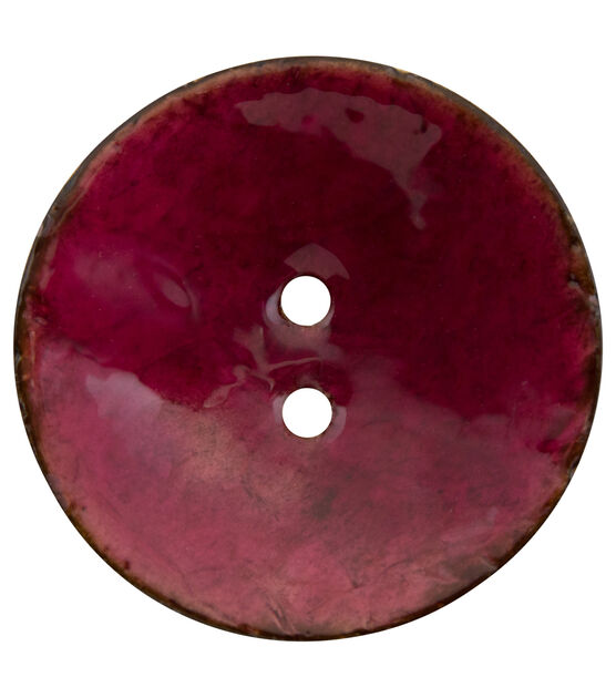 Organic Elements 2.5" Coconut Round 2 Hole Button, , hi-res, image 7