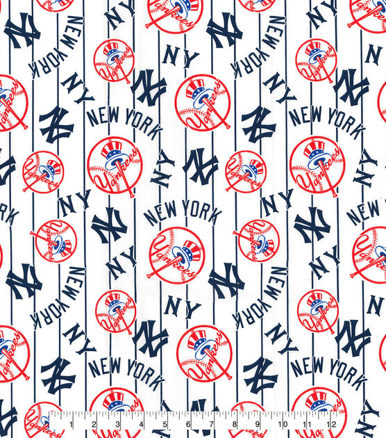 Fabric Traditions Cooperstown New York Yankees Cotton Fabric, , hi-res, image 2
