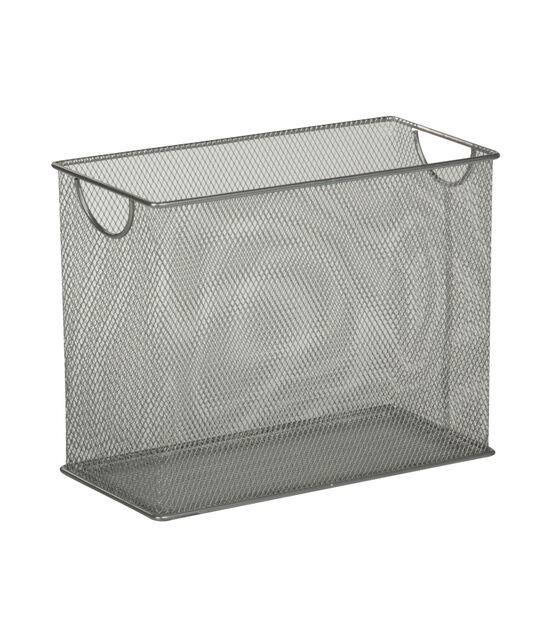 Honey Can Do 12.5" x 10" Gray Mesh Tabletop File Holder, , hi-res, image 2