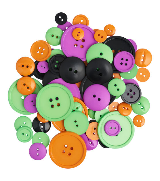 Favorite Findings 2.5oz Multicolor Assorted Big Bag of Buttons, , hi-res, image 3