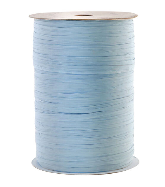 Offray Wraphia Ribbon 100 yds Light Blue
