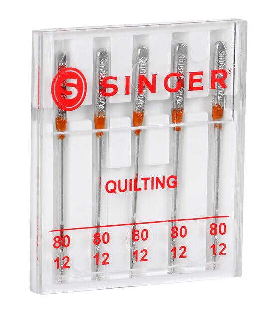 SINGER Universal Quilting Sewing Machine Needles Size 80/11 5ct, , hi-res, image 4